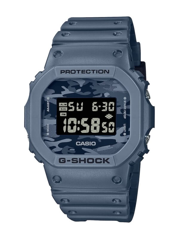 G-Shock DW-5600CA-2 Blue Camouflage