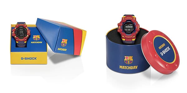 G-Shock G-Shock GBD-H1000BAR-4 and GBD-100BAR-4 FC Barcelona Collaboration Boxes