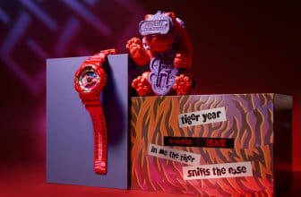 G-Shock GA-110CCA21-4PFC Box and Tiger Doll