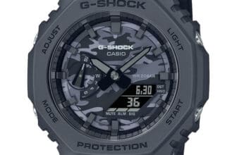 G-Shock GA-2100CA-8A Gray Camouflage