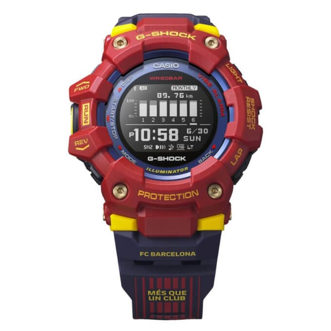 G-Shock G-SQUAD GBD-100BAR-4ER FC Barcelona Matchday Collaboration