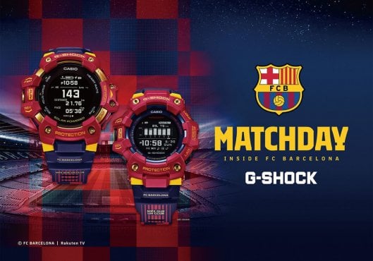 G-Shock GBD-H1000BAR-4 and GBD-100BAR-4 Matchday: Inside FC Barcelona Limited Edition Collaborations