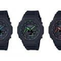 G-Shock GA-2100 Neon Accent Series: Stealth black with neon GA-2100-1A2 GA-2100-1A3 GA-2100-1A4