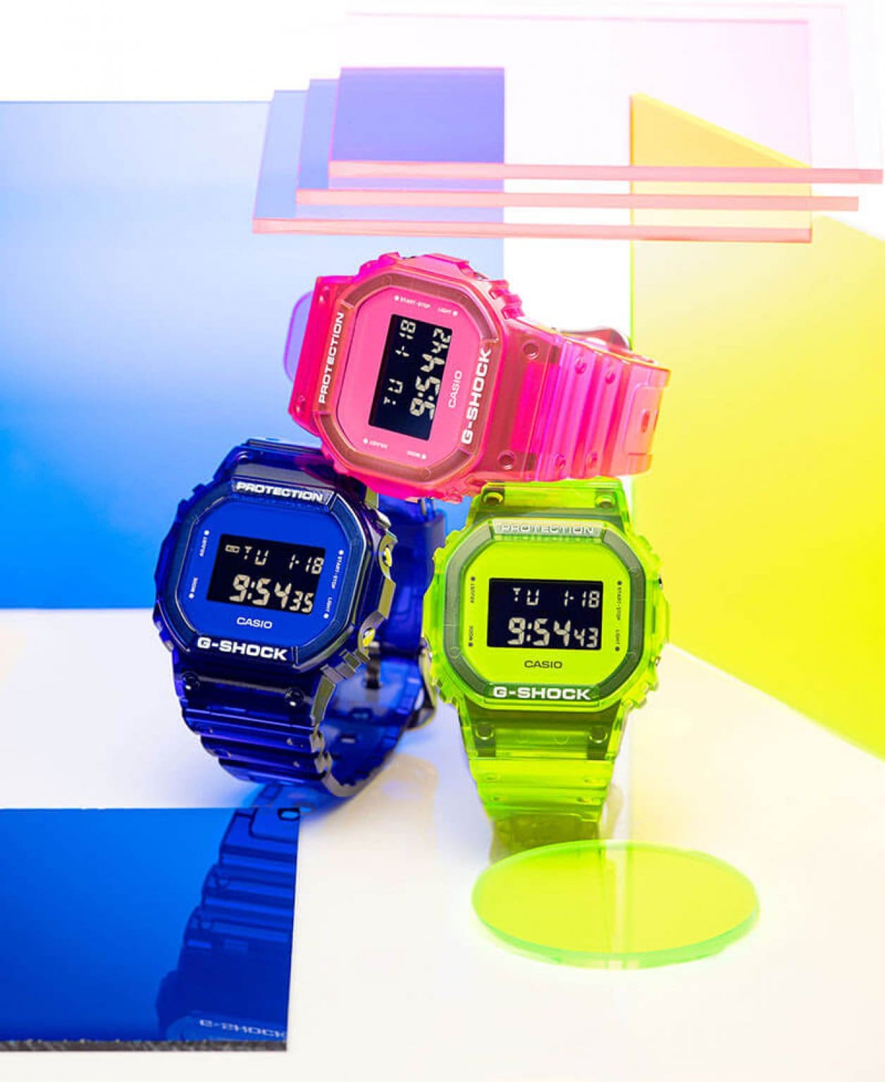Limited jelly colors for My GShock customization in Japan GCentral GShock Fan Site