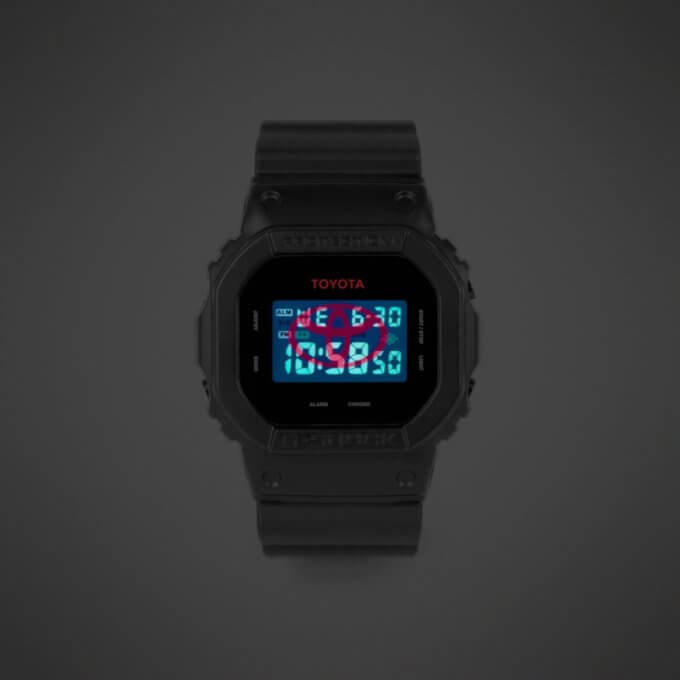 Toyota x G-Shock DW-5600 2022 EL Backlight