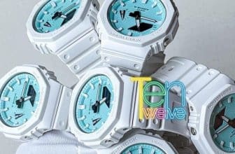 Blue Tiffany-Like G-Shock GA-2100 CasiOak Mod