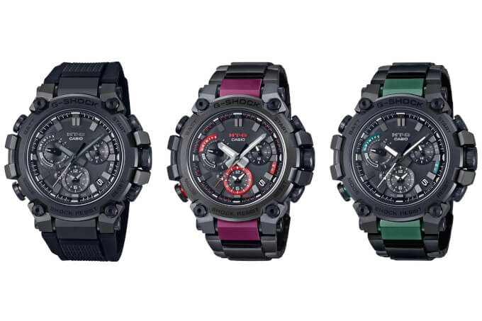 G SHOCK MTG B3000 - Casio G-Shock MTG-B3000 thiết kế vỏ mỏng, pin mặt trời