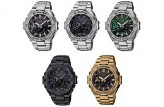 All-new G-Shock G-STEEL GST-B500 is thinner than the GST-B400