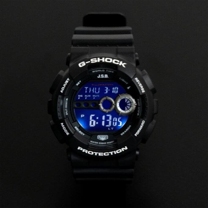 J.S.B. x G-Shock GD-100 for 2022 LED Backlight