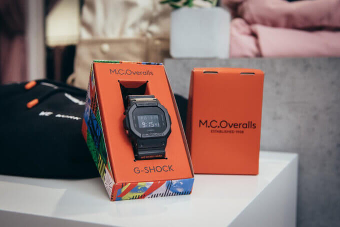 M.C.Overalls x G-Shock DW-5600MCO-1ER Collaboration Watch
