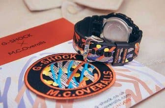 M.C. Overalls x G-Shock DW-5600MCO-1ER Collaboration Watch and Patch