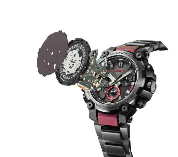 G-Shock MTG-B3000 with slim profile and raised 3D case back