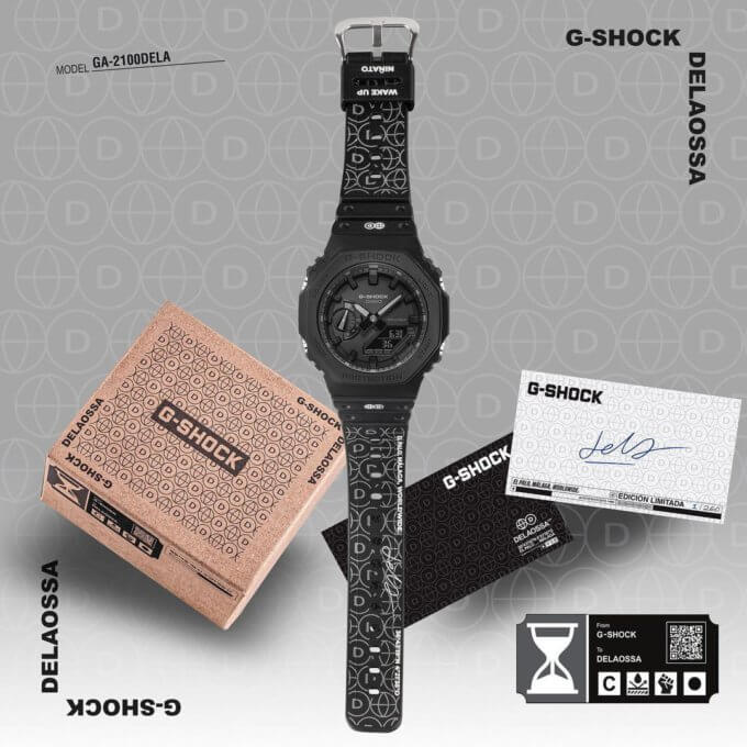 Delaossa x G-Shock GA-2100DELA-1A1ER