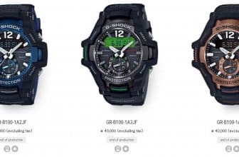 All G-Shock GR-B200 models are in "End of Production" status