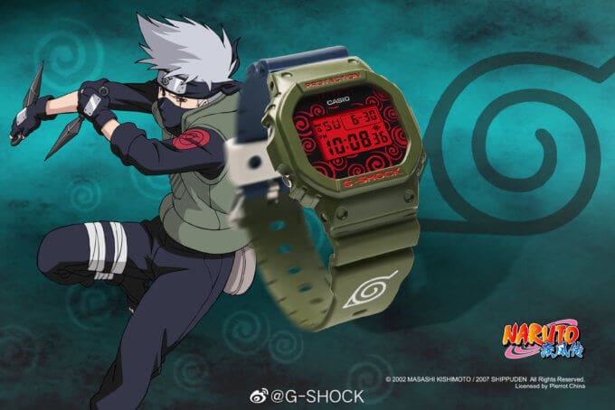 Naruto x G-Shock DW-5600KAK21-3PFN KAKASHI HATAKE