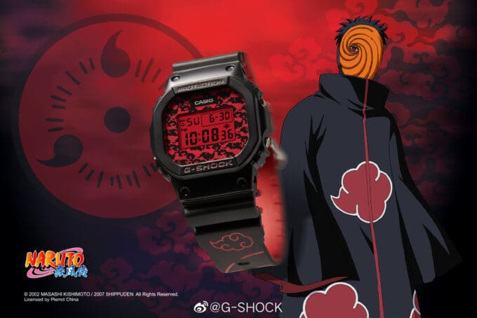 Naruto x G-Shock DW-5600OBI21-1PFN Obito Uchiha (Tobi)