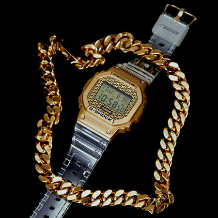 G Shock DWE 5600HG 1 Hip Hop Gold Chain 3 Bezels and Bands G Central G Shock Fan Site