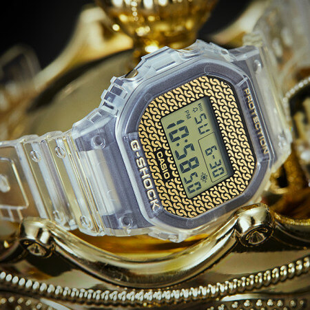 Reloj G-SHOCK DWE-5600HG-1D Carbono/Resina Hombre Dorado - Btime