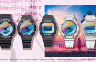 G-Shock Iridescent Color Series with Rainbow Deposition Crystal