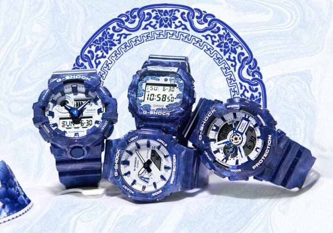 G-Shock Blue White Porcelain Series