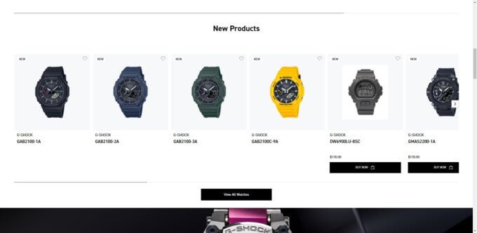 So apparently America is not getting the G-Shock GA-B2100-1A1
