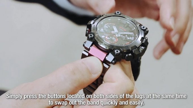 G-Shock MTG-B3000 video emphasizes slimness (12.1 mm)