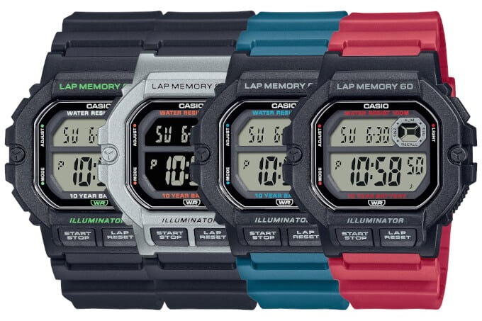 Casio WS-1400H: Like a WS-1000H with rugged styling