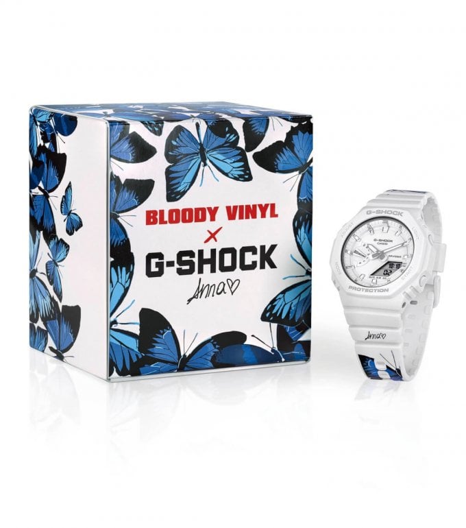 Anna x G-Shock GMA-S2100AP-7AER: Bloody Vinyl Collab with the Italian Rapper