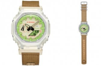 HUF x G-Shock GA2100HUF-5A Collaboration with cloth band for HUF 20th Anniversary