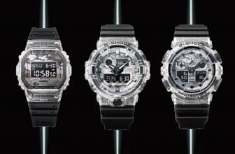 G-SHOCK SKELETON CAMOUFLAGE WITH BLACK BAND: DW-5600, GA-110, GA-700