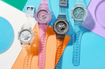 G-Shock GMA-S2100SK Metallic Skeleton Black Blue Pink White