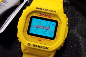DHL x G-Shock DW-5600DHL22-9DR for 50th Anniversary in SG