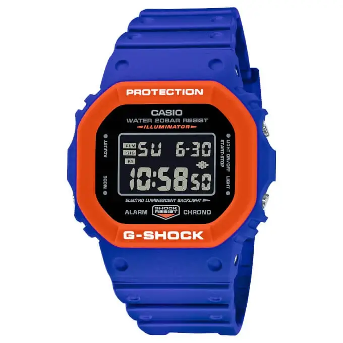 G-Shock DW-5610SC-2 Blue and Orange