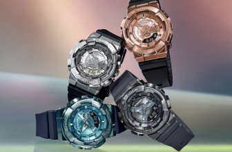 G-Shock GM-S110: Silver, Gray, Blue, Rose Gold