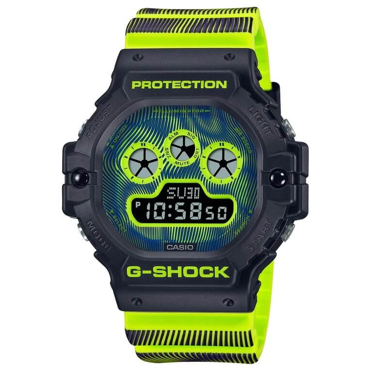 G-Shock DW-5900TD-9 Time Distortion Yellow