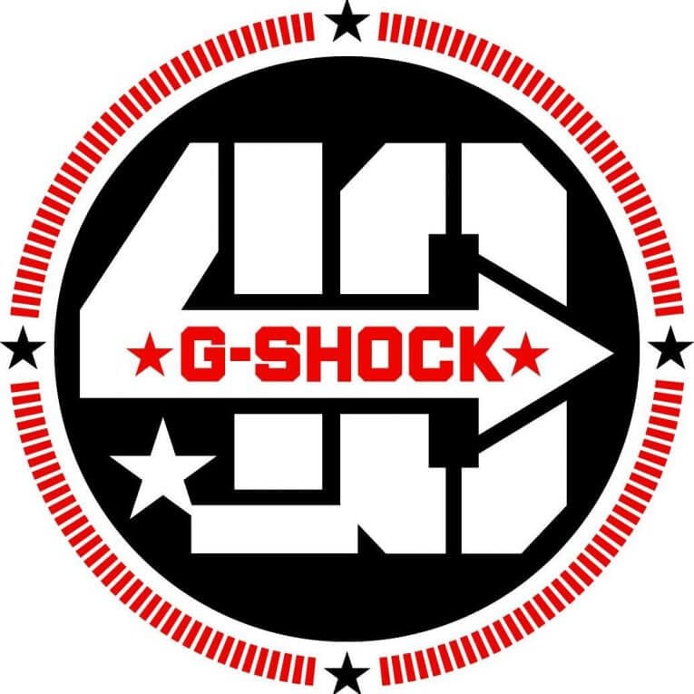 G-SHOCK 40TH ANNIVERSARY LOGO BY ERIC HAZE