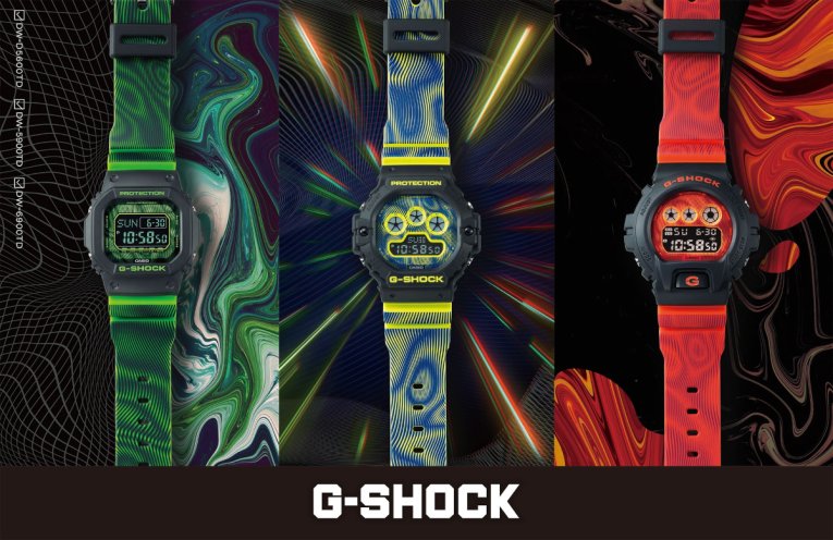 G-Shock Time Distortion Series DW-D5600TD DW-5900TD DW-6900TD 