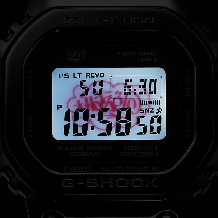 Eric Haze x G-Shock GMW-B5000EH-1 LED Backlight