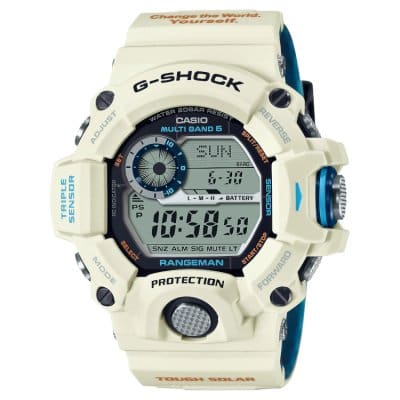 イルクジ30thG-SHOCK GW-9400 ホワイト Burton Snowboards G-Shock White Rangeman GW9400BTJ-8 - G