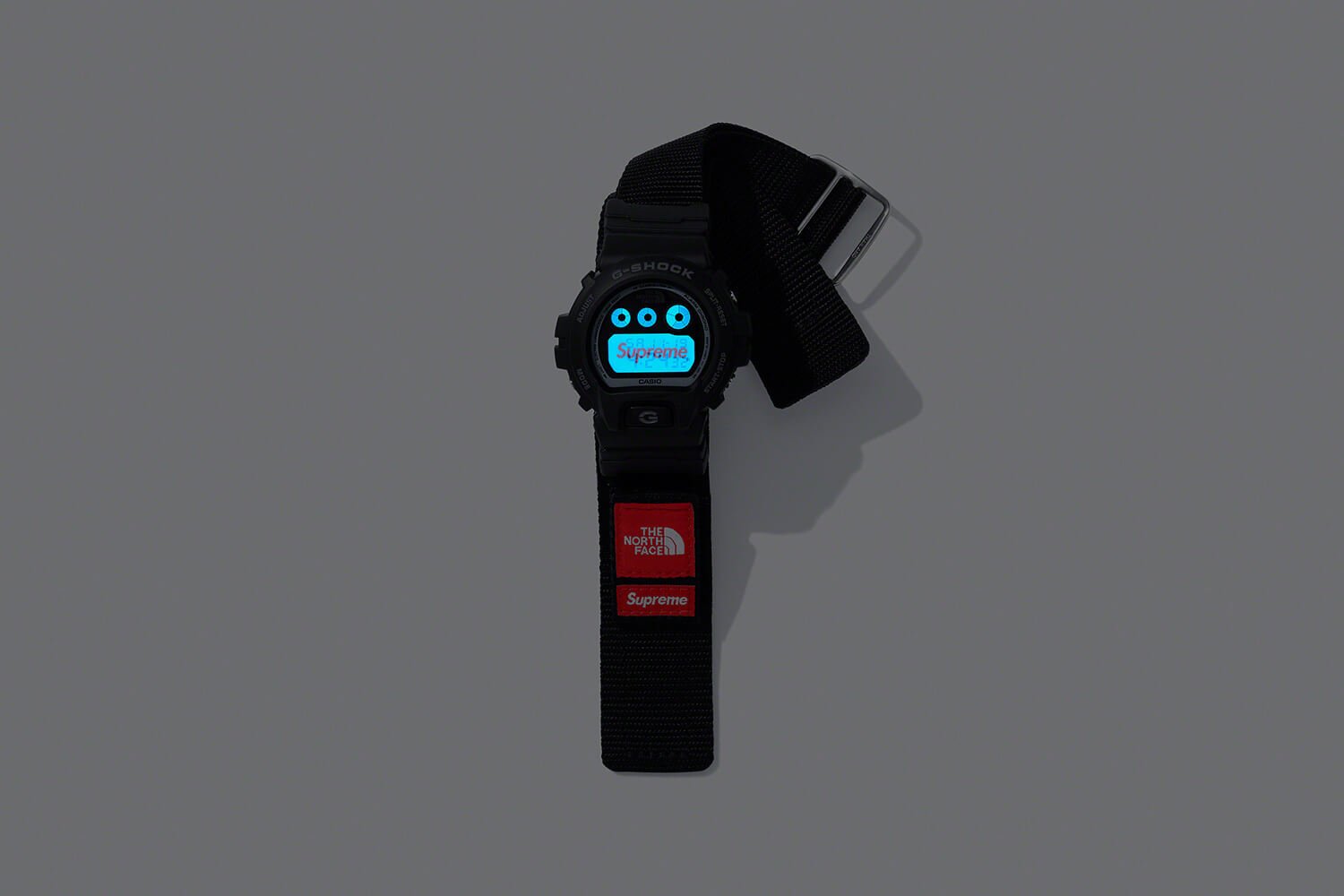 Supreme G-SHOCK TNF black 腕時計(デジタル) 時計 メンズ アウトレットオンラインストア
