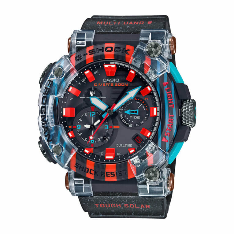 G-Shock Frogman GWF-A1000APF-1A (GWF-A1000APF-1AJR) based on South American poison dart frog