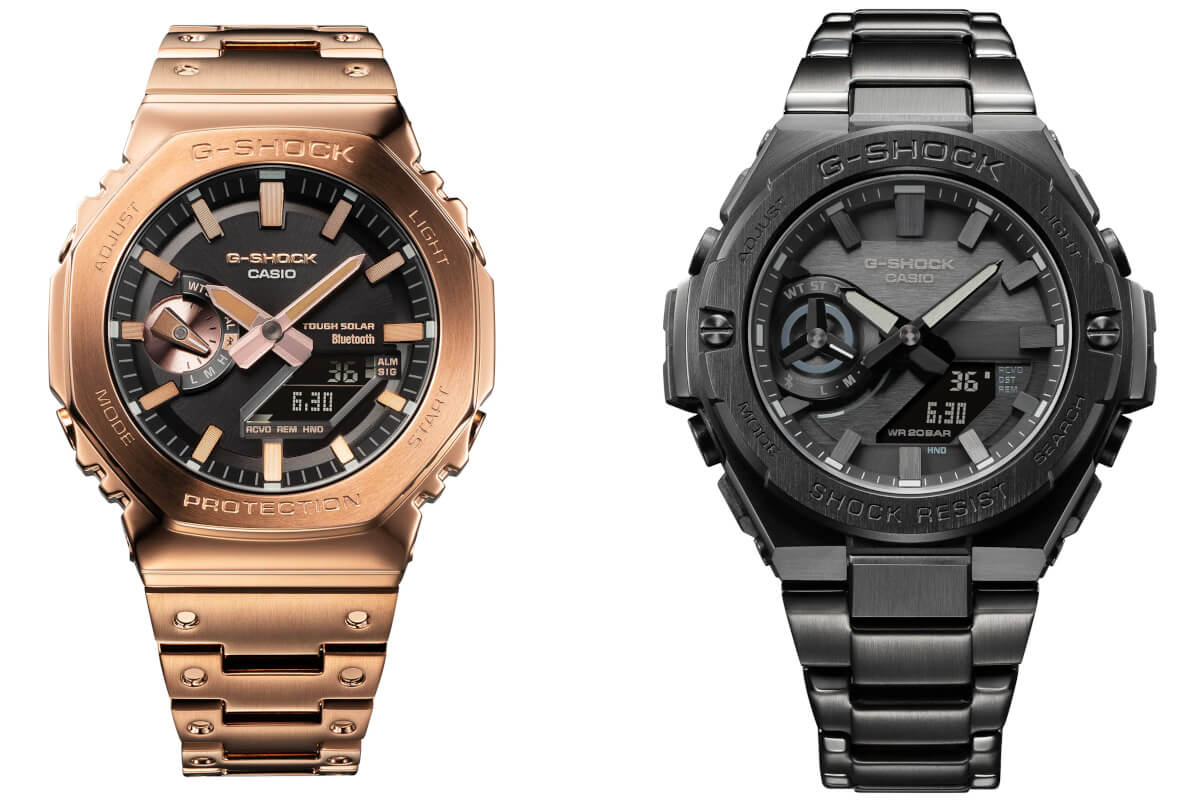 Rose gold GM-B2100GD-5AJF and black GST-B500BD-1AJF have ended