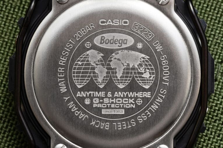 Bodega x G-Shock DW5600BDG23-1 Case Back