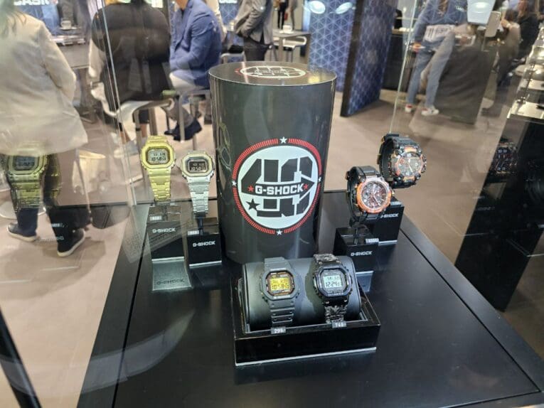 G-Shock 40th Anniversary Squares: DW-5040, GMW-B5000PS-1, GMW-B5000PG-9