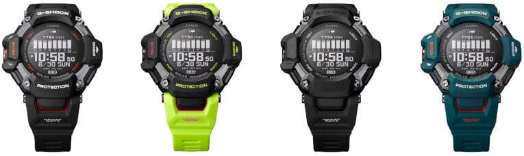 G-Shock GBD-H2000 Four Colorways: GBD-H2000-1A GBD-H2000-1A9 GBD-H2000-1B GBD-H2000-2