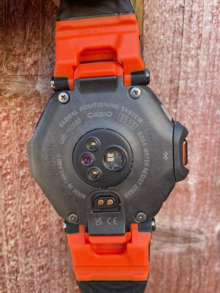 G-Shock GBD-H2000 Case Back and Heart Rate Sensor