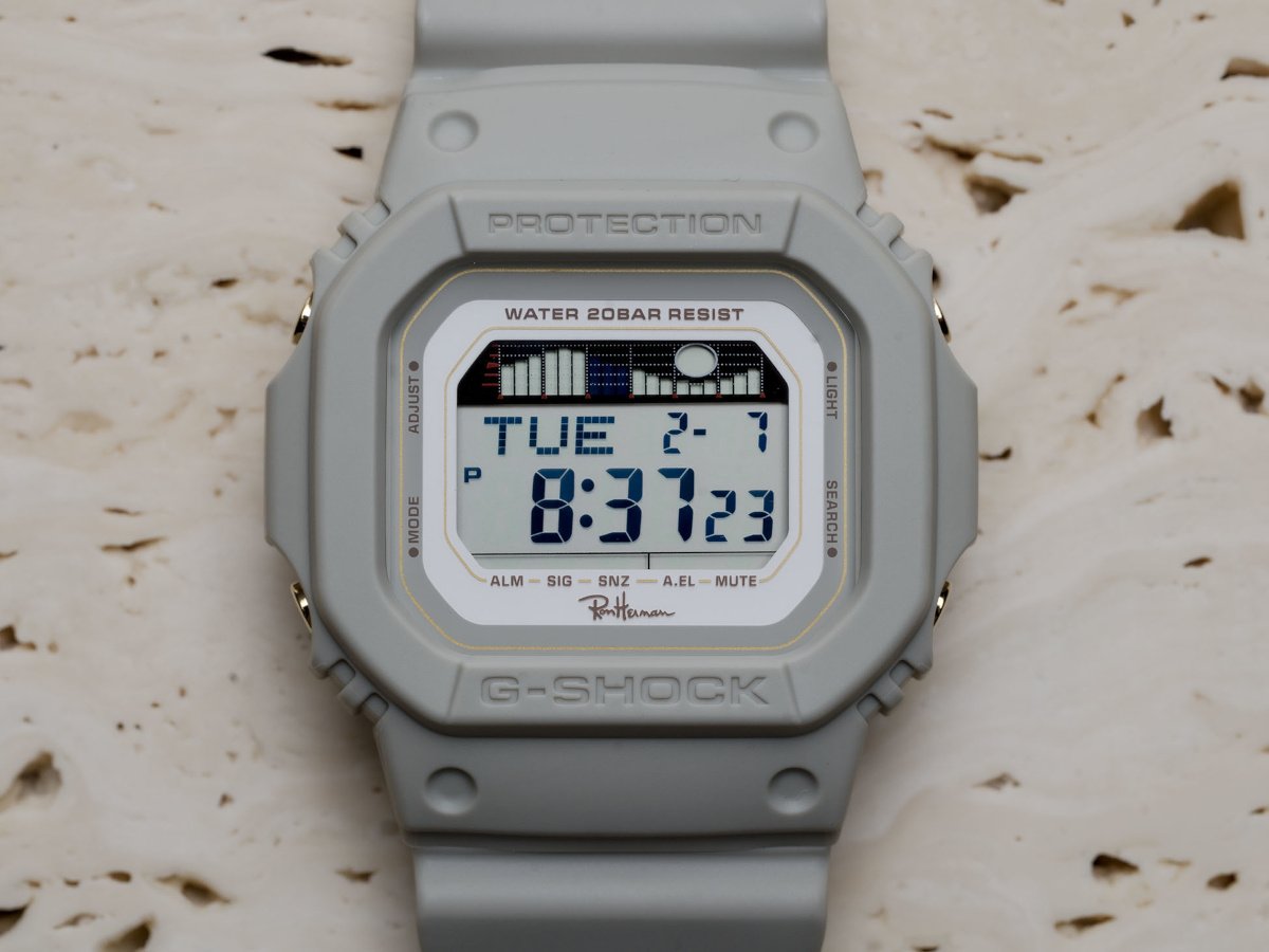 Ron Herman x G-Shock G-LIDE GLX-5600 surfing watch for 2023