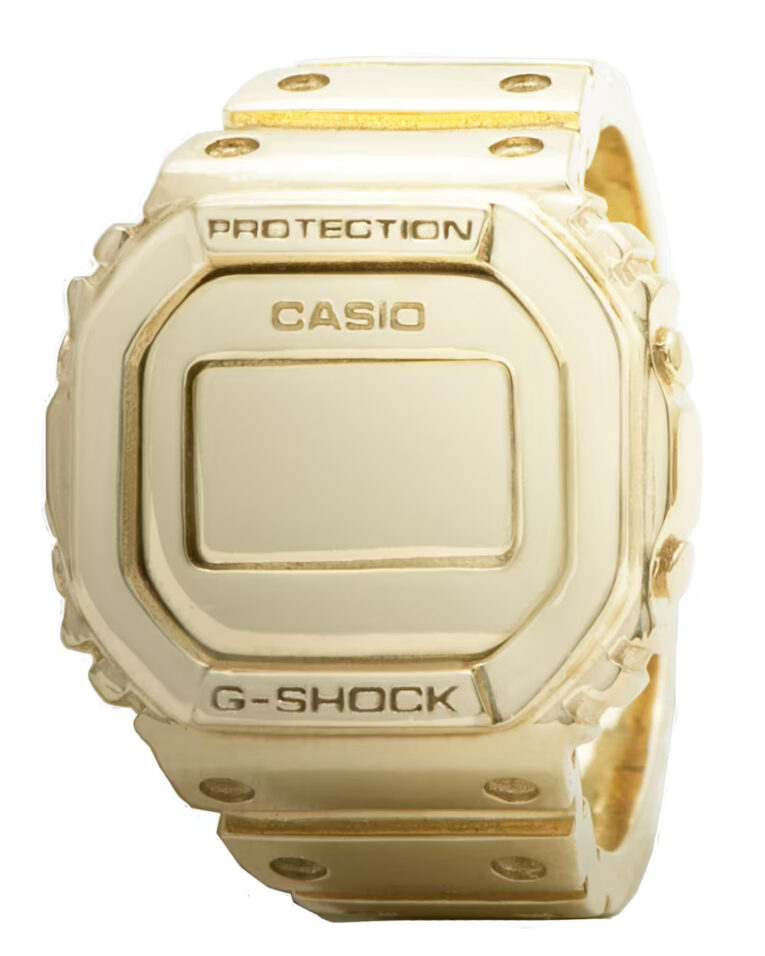 G-Shock DW-5600 Type 10K Gold Ring