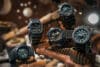 G-Shock Teal and Brown Rust Series includes the large digital GX-56RC-1 and 4 analog-digital models