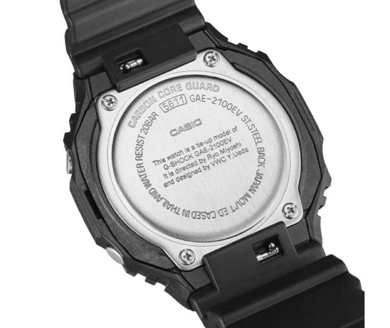 Everyone x G-Shock GAE-2100EV-1AJR Case Back